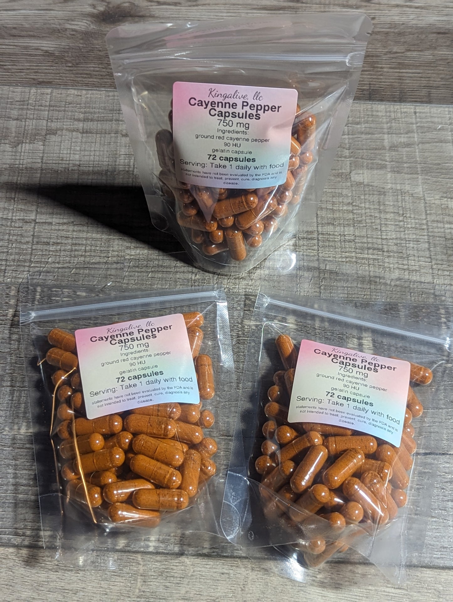 Cayenne Pepper capsules (90MHU)