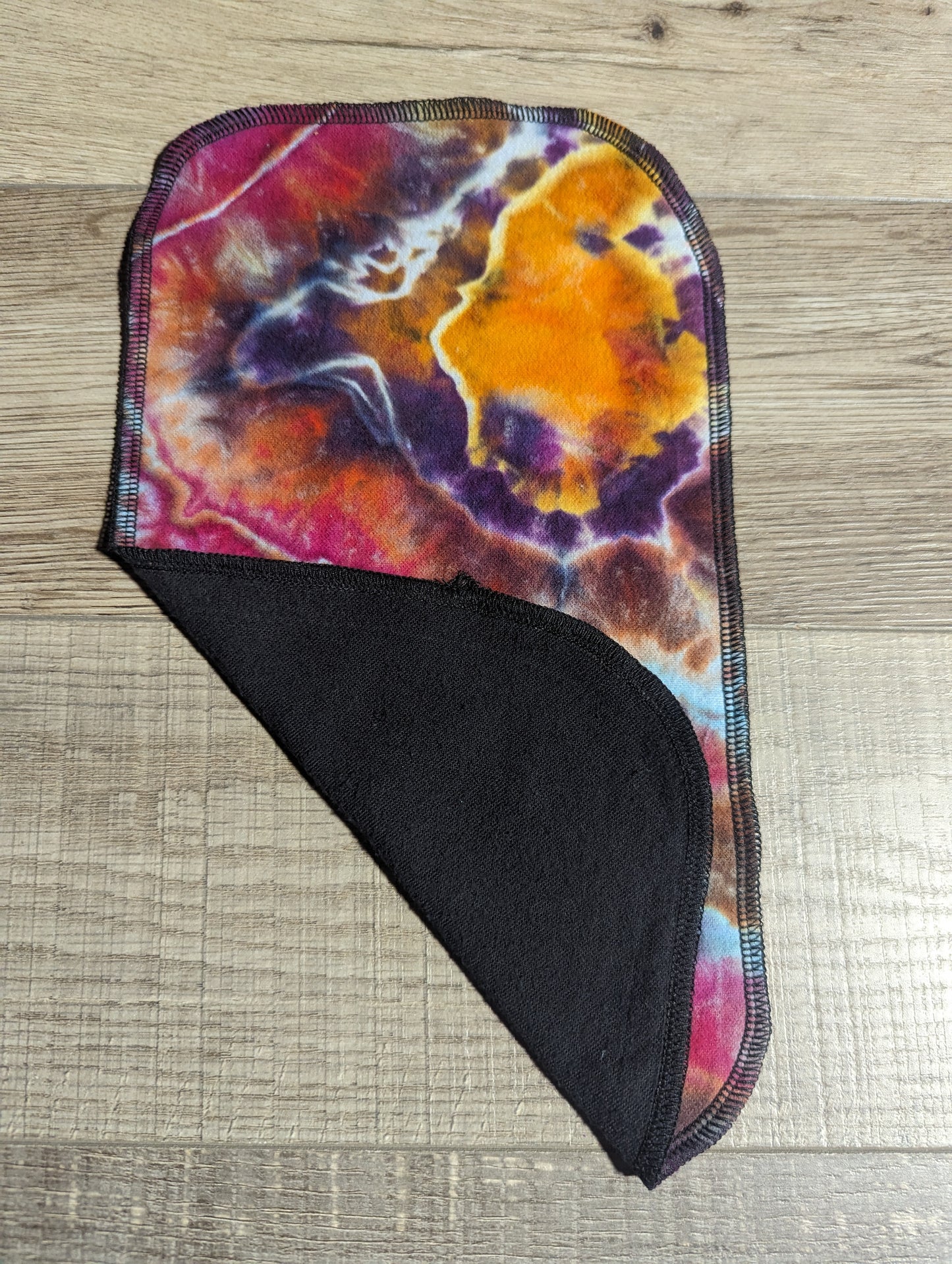 HandDyed geodes cotton flannel half sheet unpaper towels (2 ply)