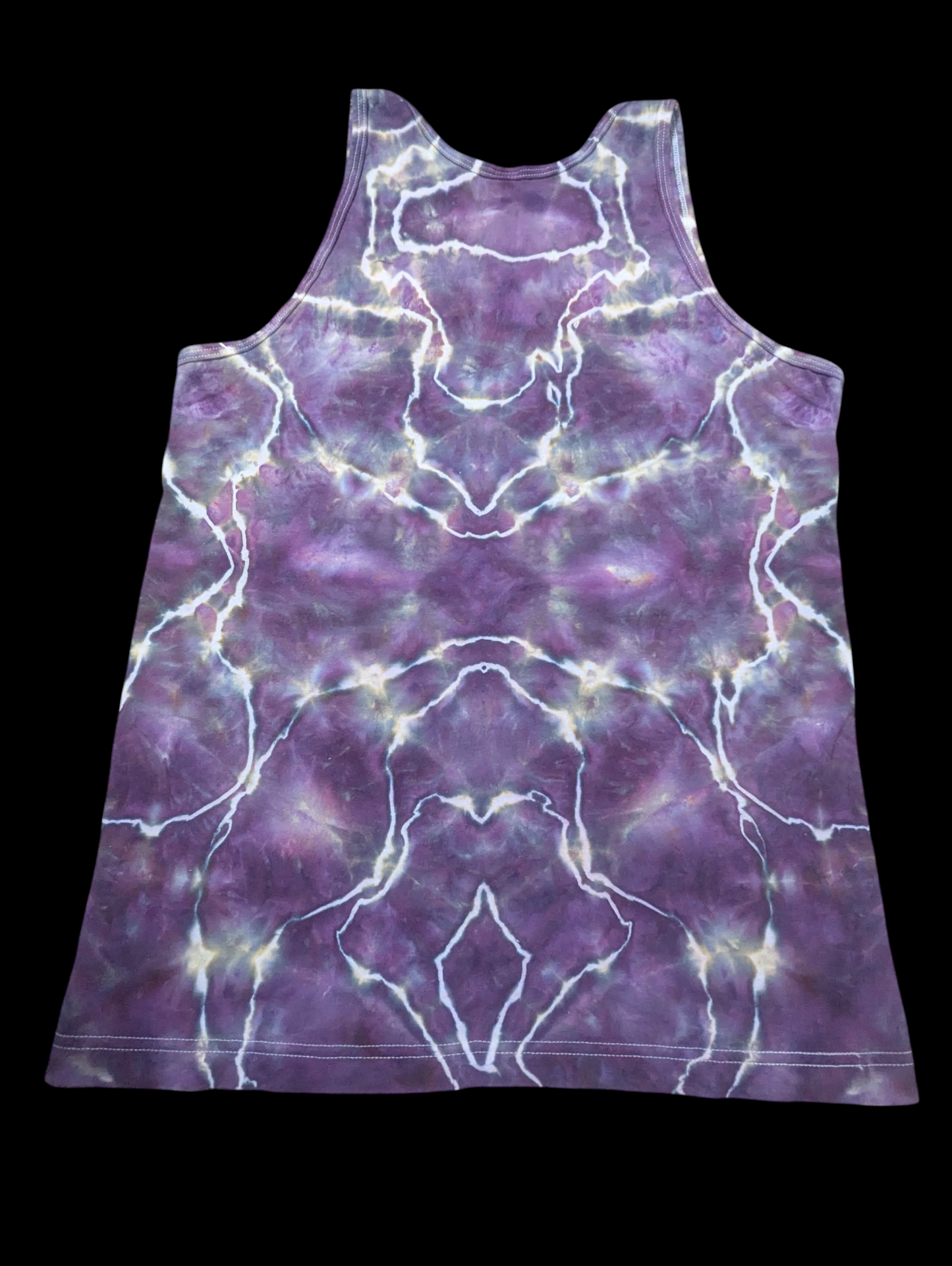 M Unisex Tank Black Cherry Mandala