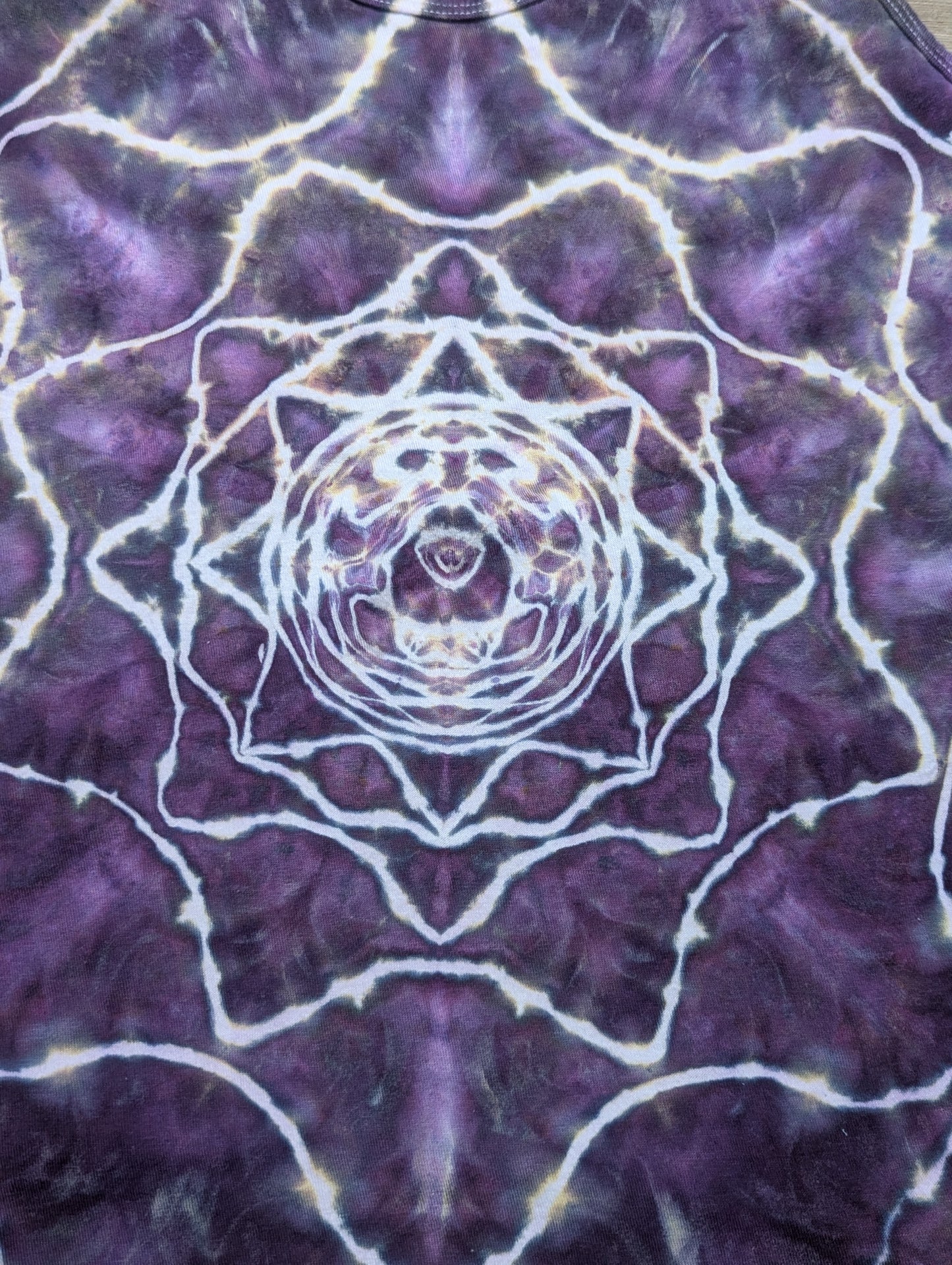 M Unisex Tank Black Cherry Mandala