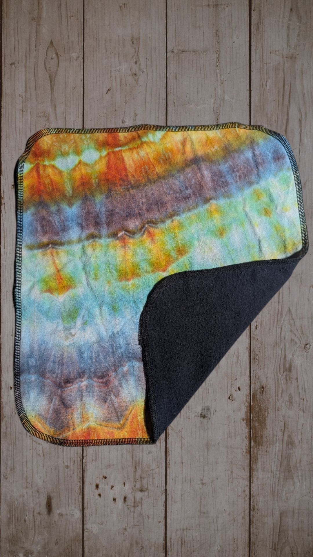 Hand dyed cotton flannel full sheet unpaper towels (2 ply)