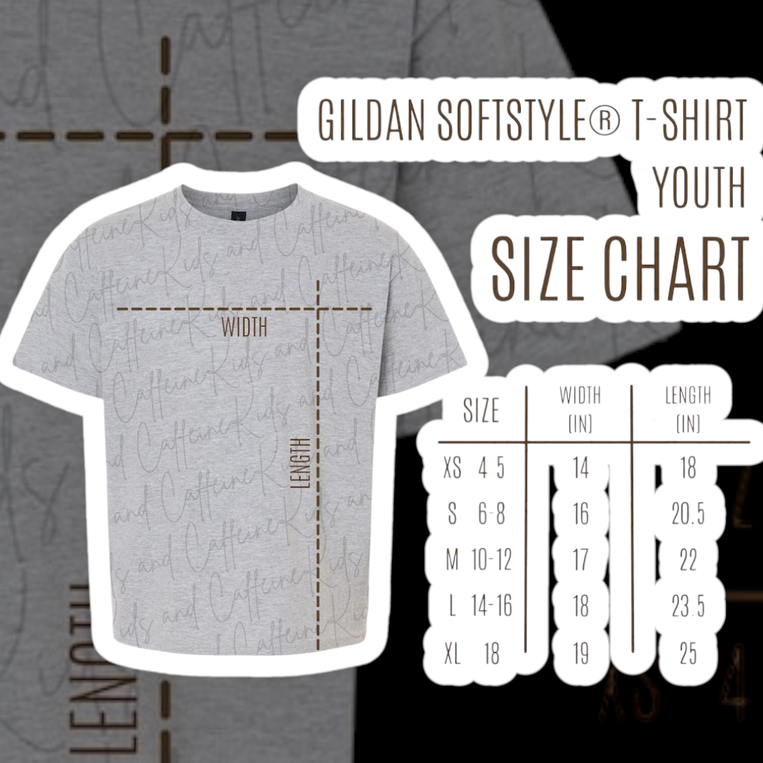 Youth XS Soft Style cotton tee