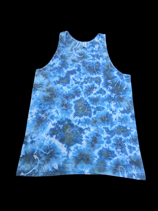 L Unisex Tank Mystic Blue