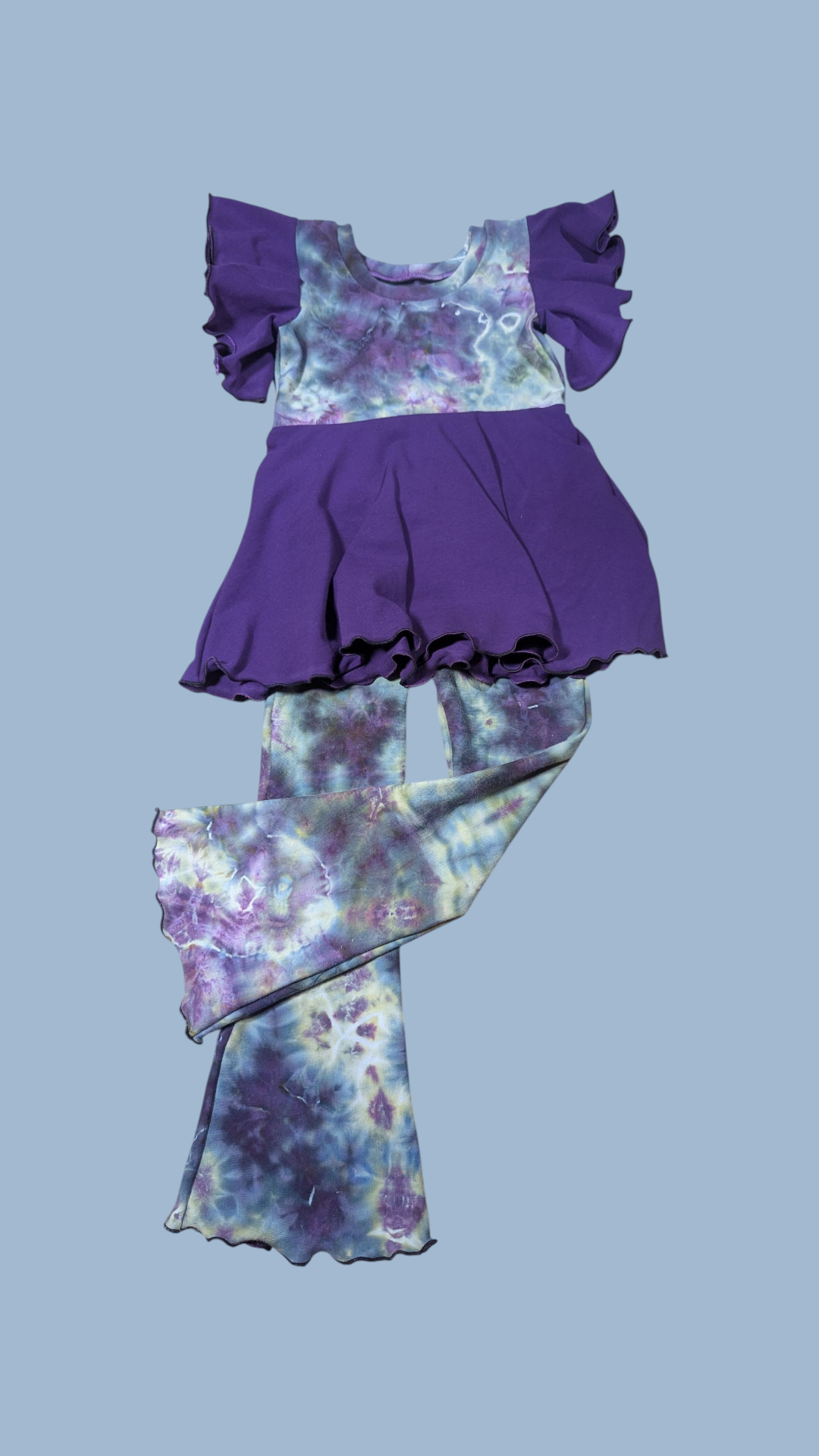 5T Flare leggings & 3-6year peplum