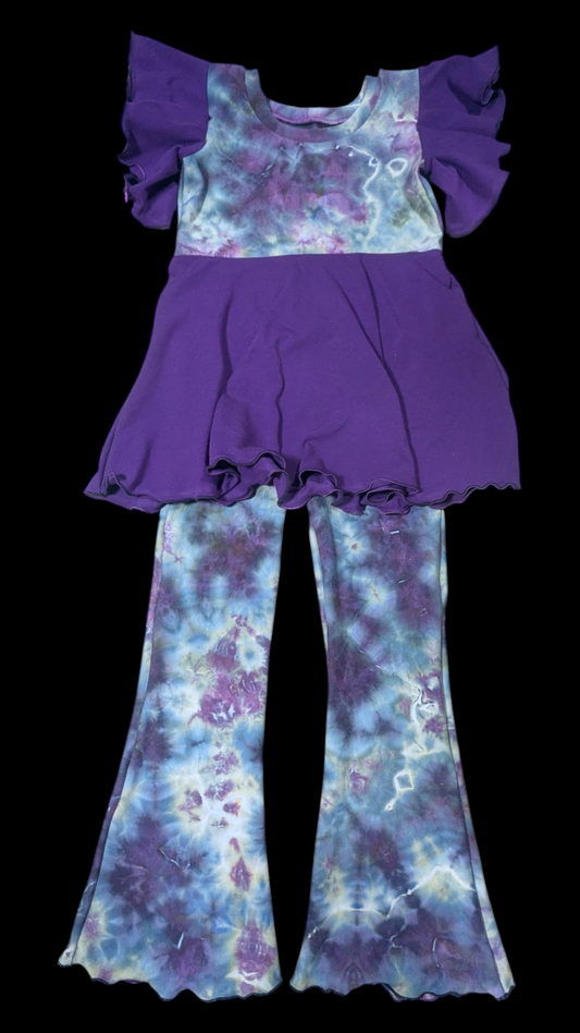 5T Flare leggings & 3-6year peplum
