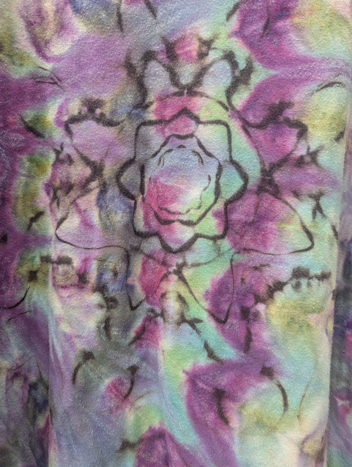1X Women's Reverse Dyed v neck