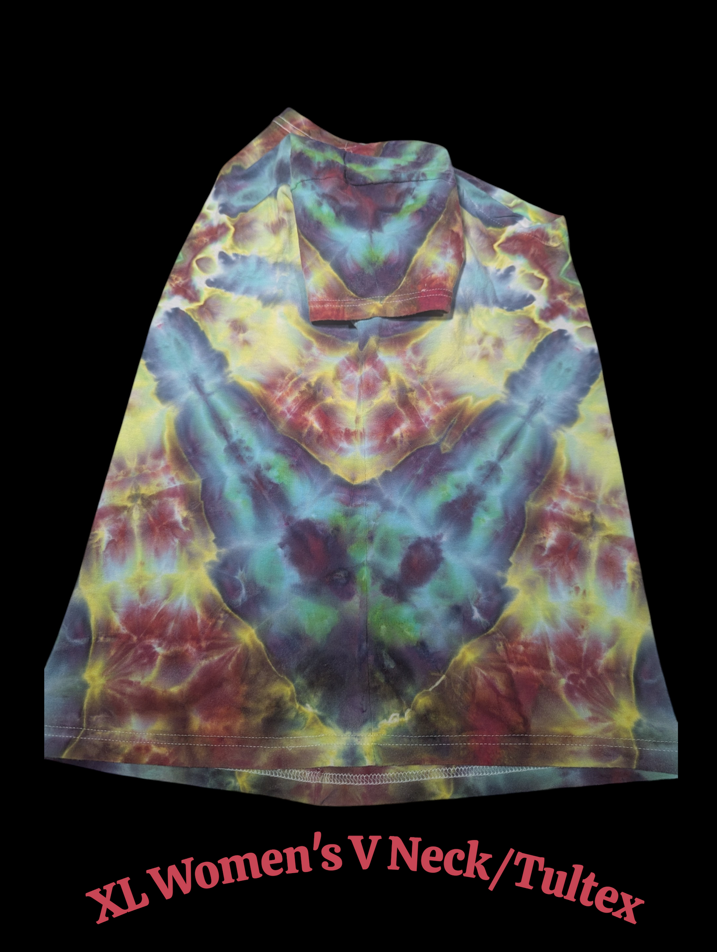XL Women's Fitted V Neck/ Tultex