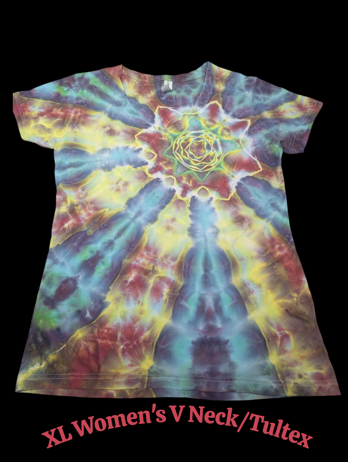 XL Women's Fitted V Neck/ Tultex