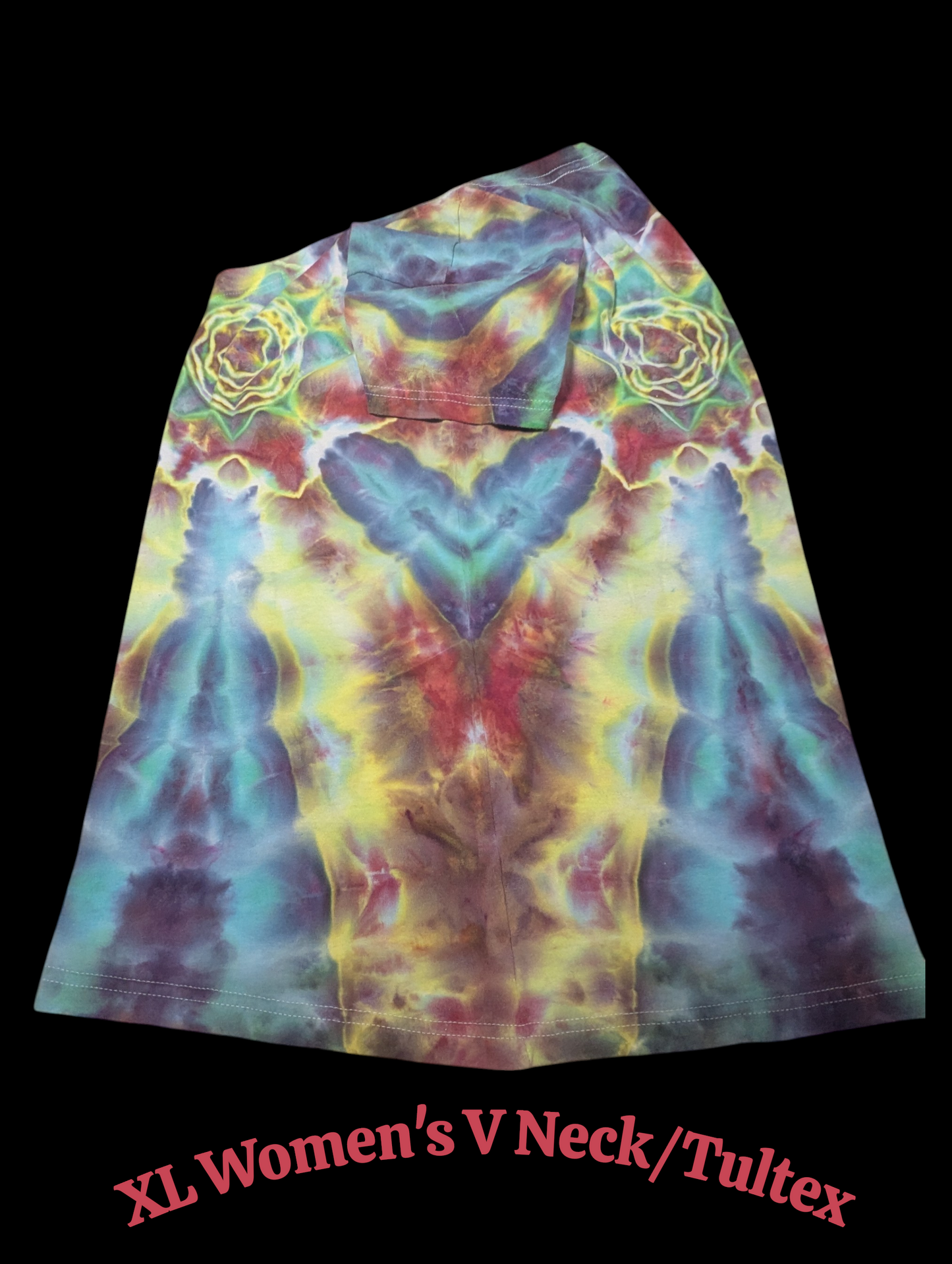 XL Women's Fitted V Neck/ Tultex