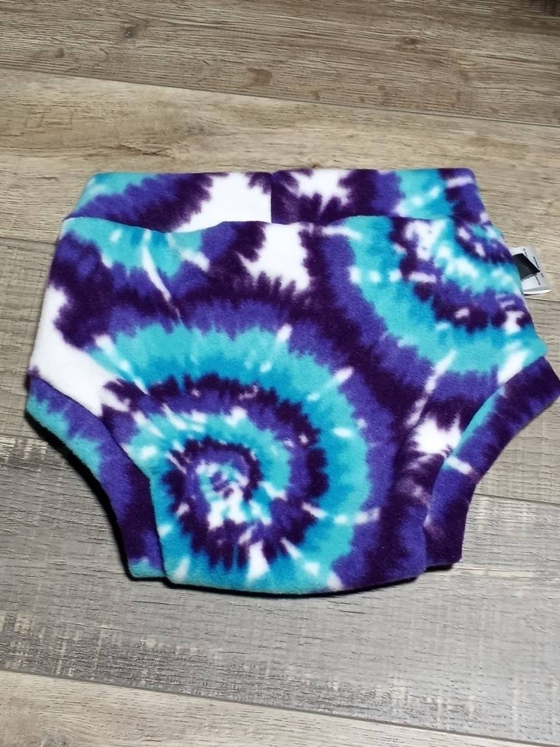 blue spiral Fleece Cover